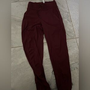 Lululemon Athletica Maroon Joggers